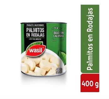Palmito en Rodajas Wasil 400g